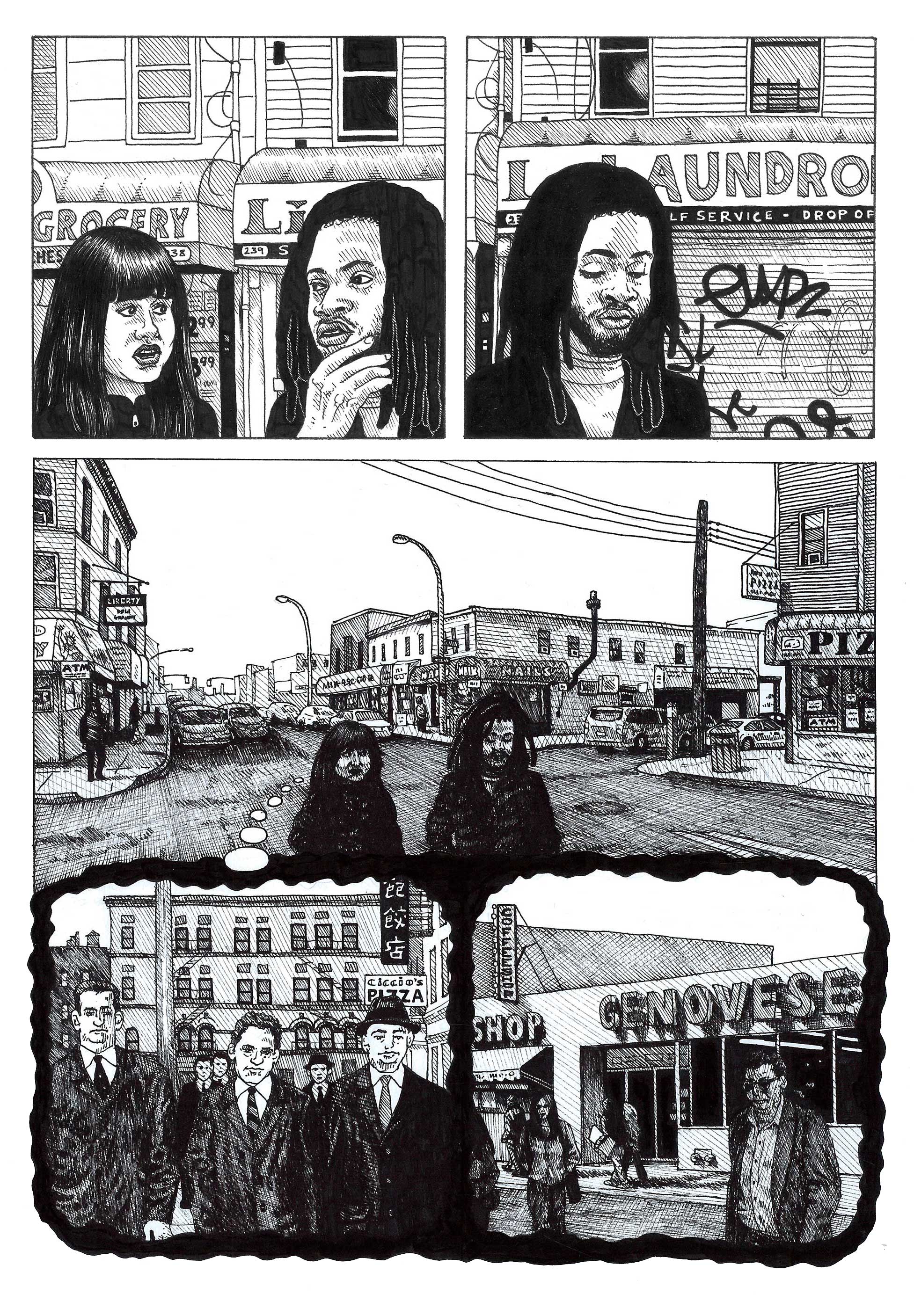 Ariel Cotton Drawing zine comics The Rotten Apple Zeichnung New York City